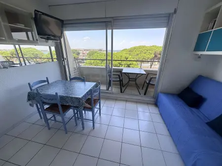 Studio cabine rénové avec vue mer au Grau-du-Roi, Port Camargue : photo 9