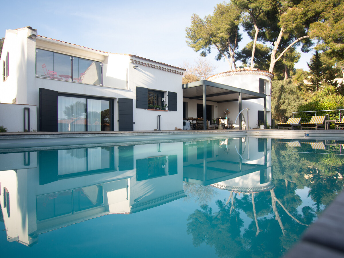Villa 8 pers. avec piscine et vue mer à Carqueiranne - Photo 1