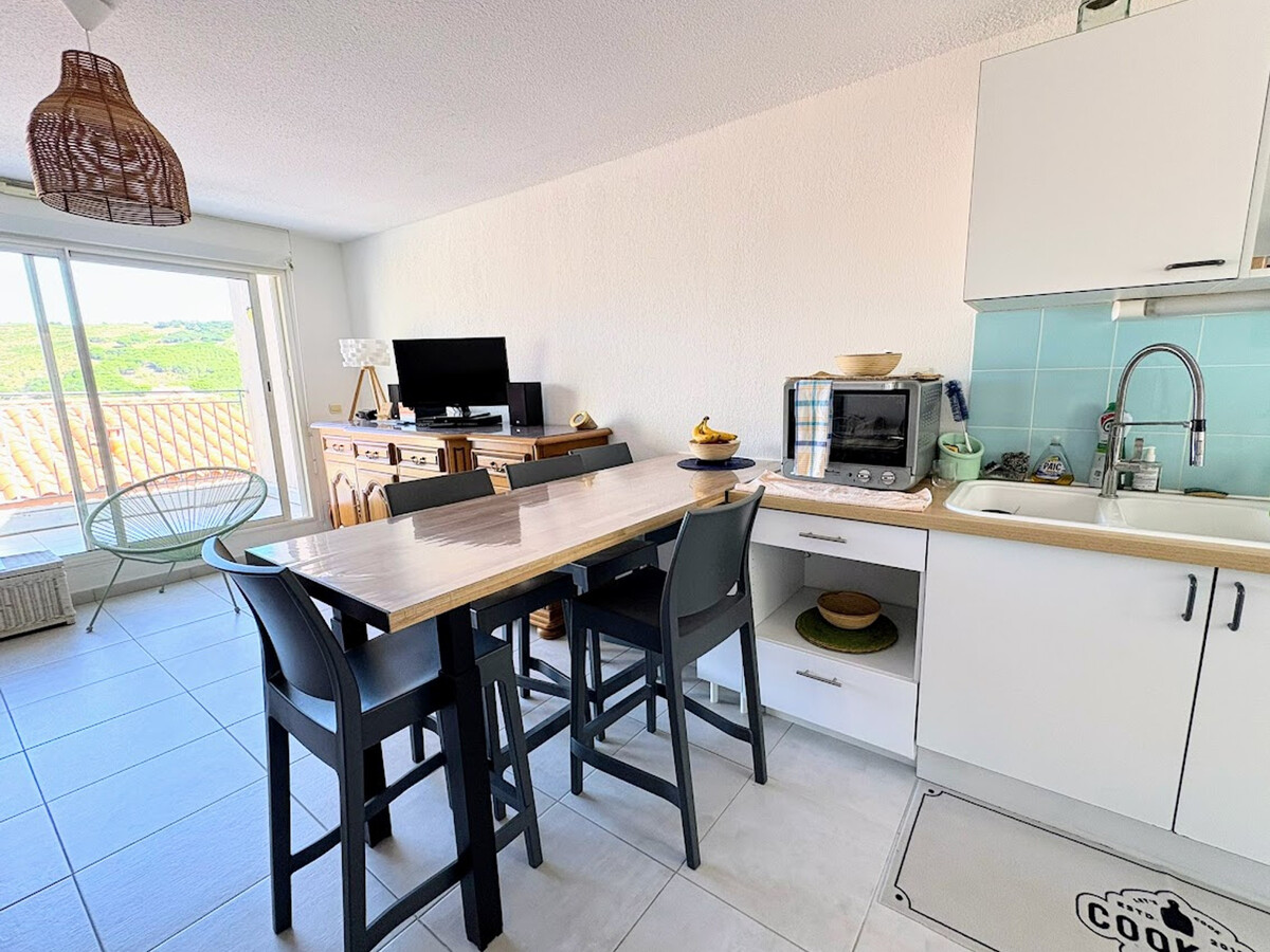 Appartement 4 pers. climatisé à Banyuls-sur-Mer, terrasse plage - Photo 3