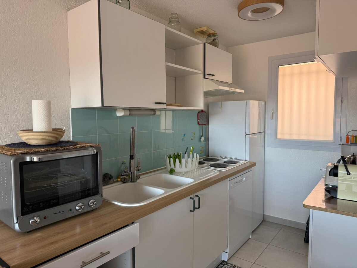 Appartement 4 pers. climatisé à Banyuls-sur-Mer, terrasse plage - Photo 8