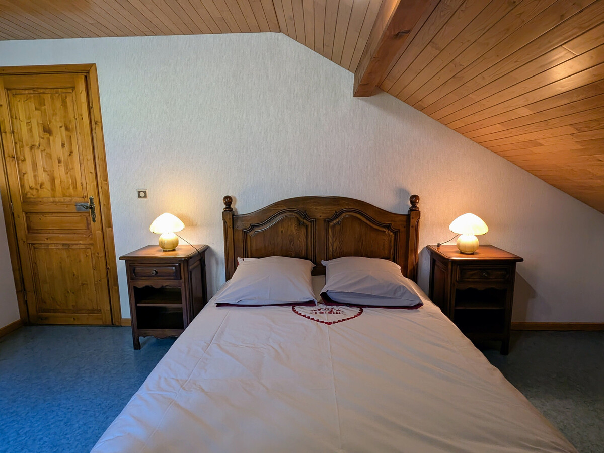 Gîte 9 pers. Belfahy : cheminée, vue Vosges - Photo 16