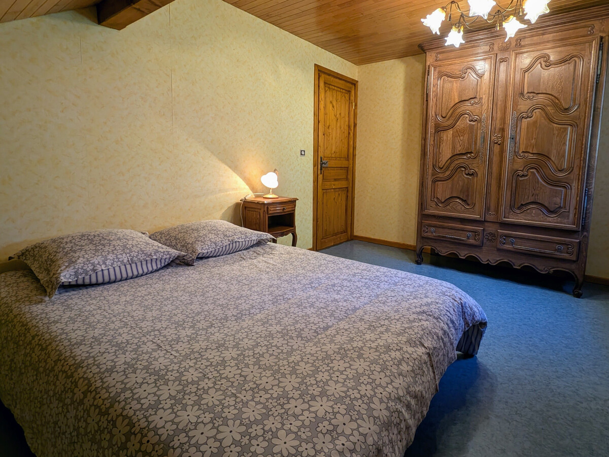 Gîte 9 pers. Belfahy : cheminée, vue Vosges - Photo 17