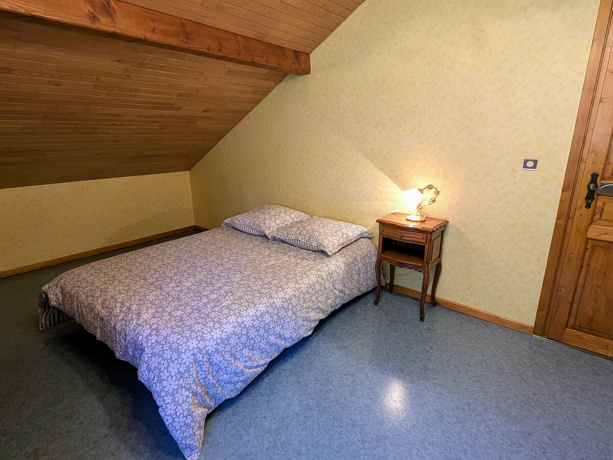 Gîte 9 pers. Belfahy : cheminée, vue Vosges - Photo 18