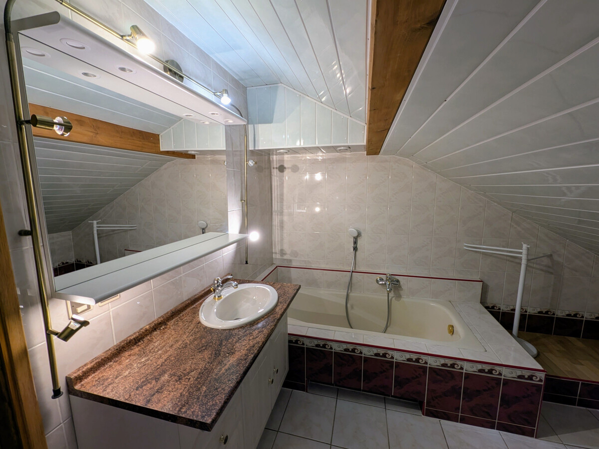Gîte 9 pers. Belfahy : cheminée, vue Vosges - Photo 22