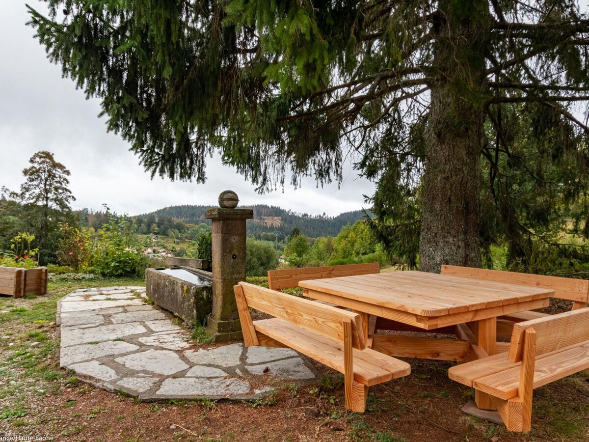 Gîte 9 pers. Belfahy : cheminée, vue Vosges - Photo 25