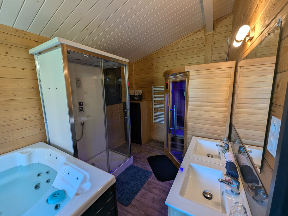 Chalet Griotte avec spa et sauna aux Vosges - Photo 8