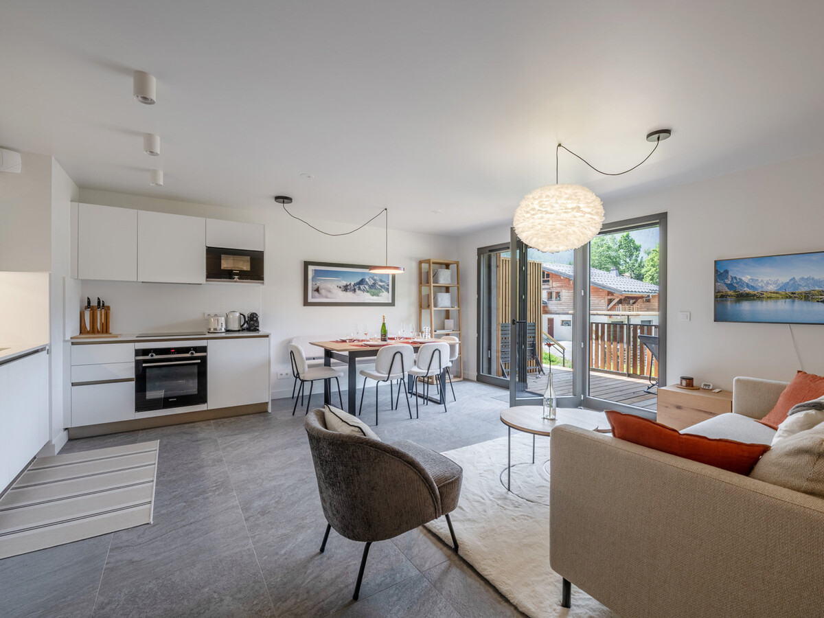 Appartement 60m² vue Mont-Blanc, terrasse privée - Photo 1