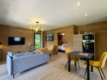 Lodge 2 pers. avec spa privatif au Chambon-sur-Lignon : photo 5