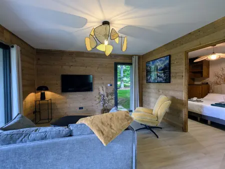 Lodge 2 pers. avec spa privatif au Chambon-sur-Lignon : photo 11