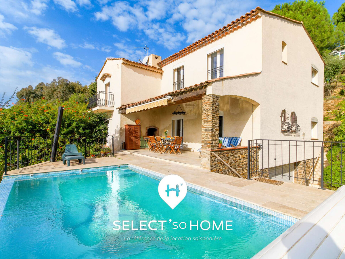 Villa 10 pers. au Lavandou : piscine débordement vue mer - Photo 18