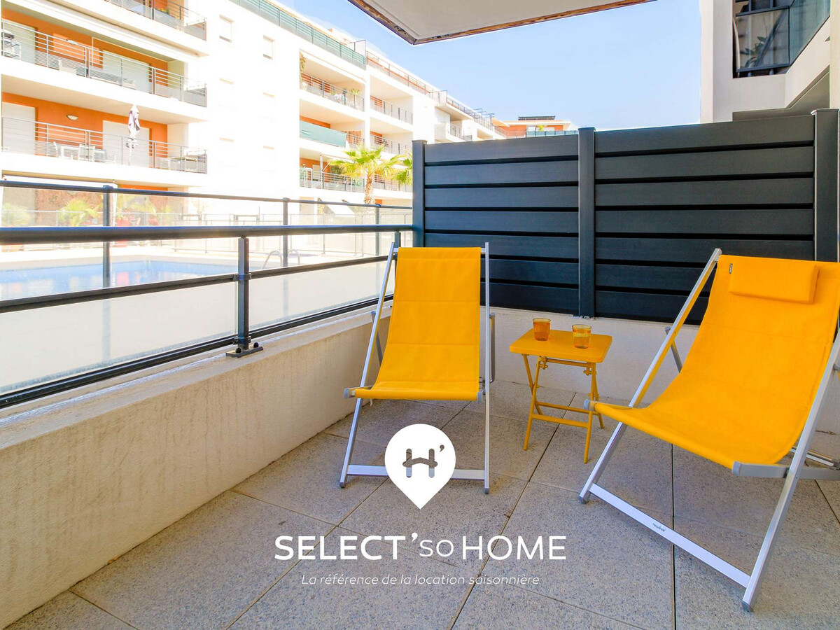 T2 Cap Eden au Lavandou : terrasse XXL et piscine - Photo 9