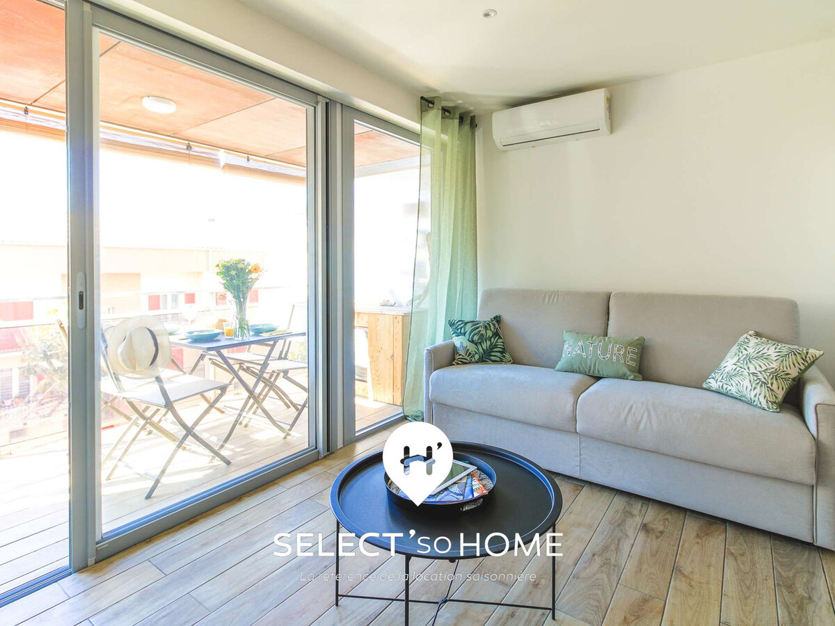 Appartement 4 pers. au Lavandou : balcon sud, mer vue - Photo 4