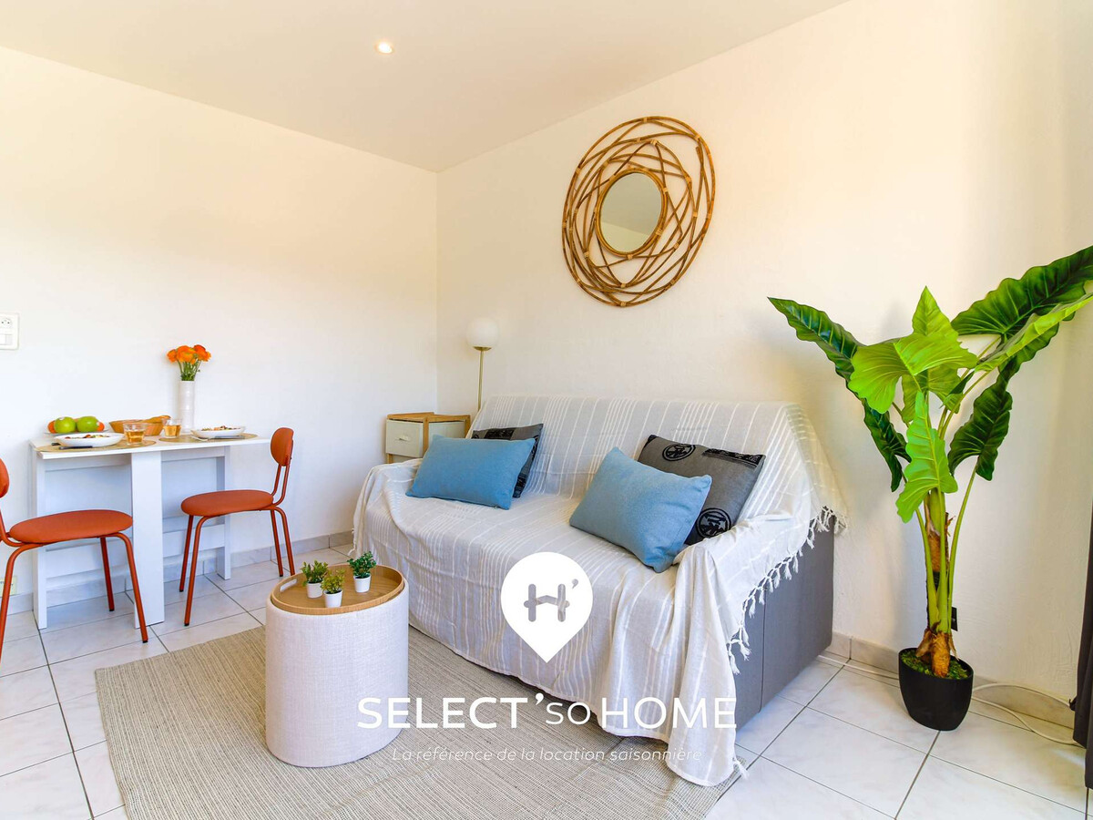 Studio rénové au Lavandou avec terrasse, animaux admis - Photo 4