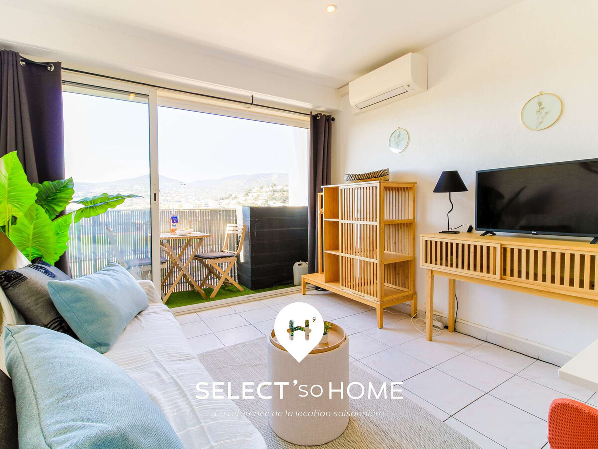 Studio rénové au Lavandou avec terrasse, animaux admis - Photo 6