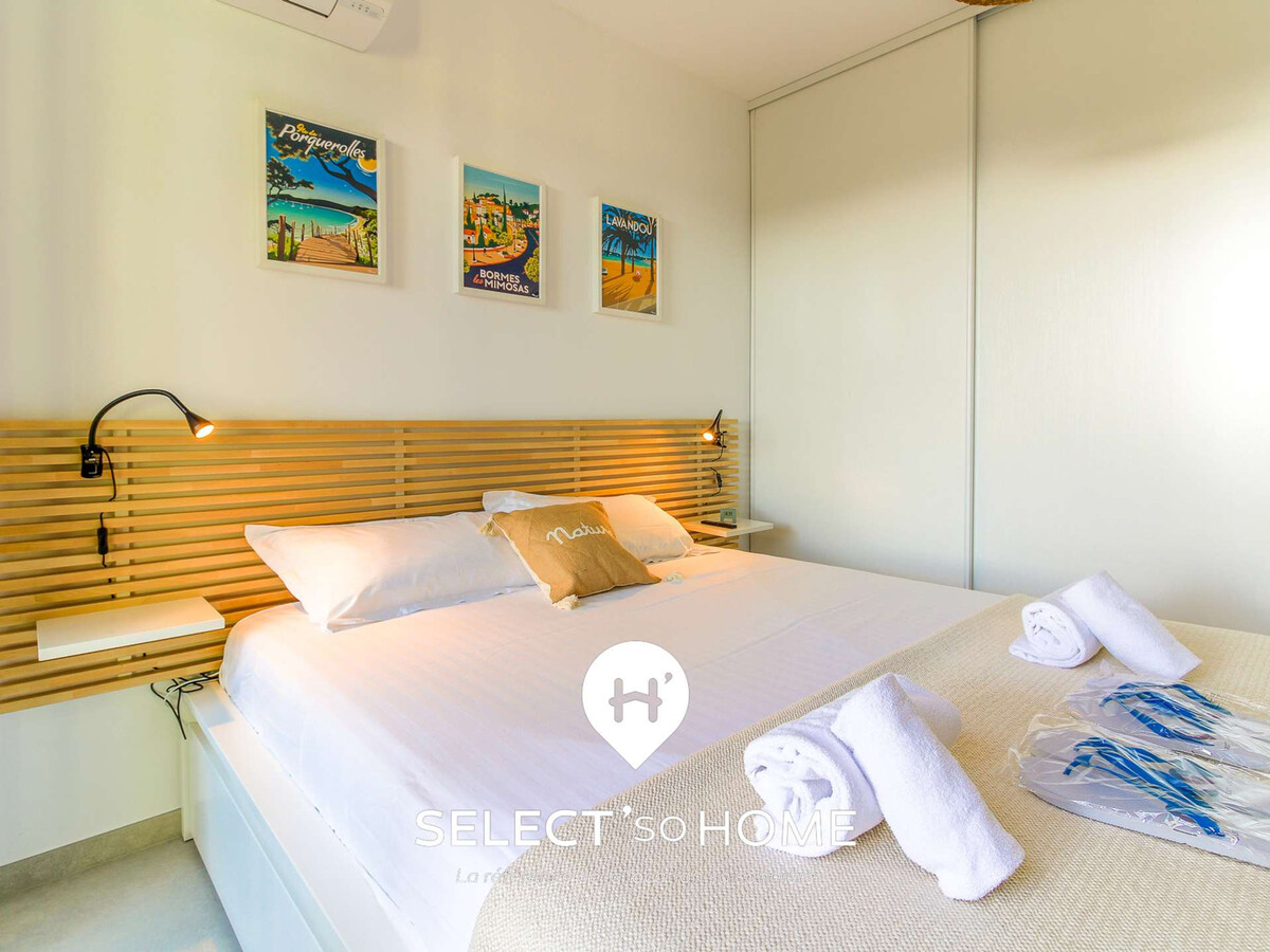 T3 moderne avec 2 terrasses et lagon privé à Bormes - Photo 8