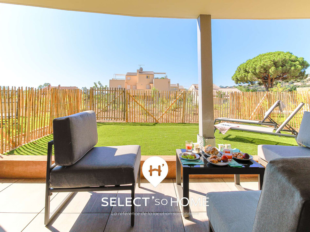 Appartement 4 pers. au Lavandou, jardin plein sud & piscine - Photo 2