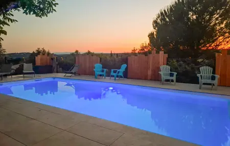 La Magnanerie - Maison 15 pers. avec piscine à Ruoms : photo 7