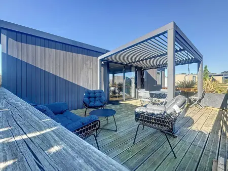 Location mobil home à Jullouville, Mobil-home confortable 6 pers, 3 ch, 2 sdb, proche plage, ménage inclus