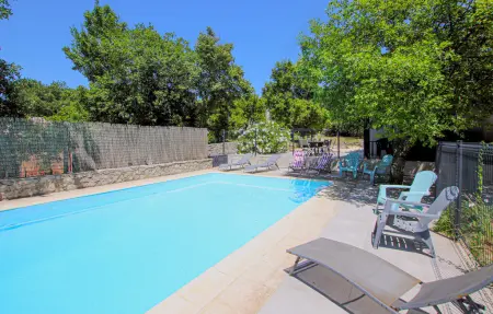 Le Clos de Balazuc – Maison 14 pers. avec piscine : photo 2