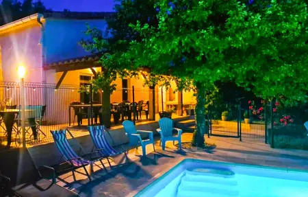 Le Clos de Balazuc – Maison 14 pers. avec piscine : photo 14