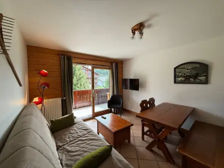 Appartement 4 pers aux Saisies, accès piscine et vue pistes : photo 7