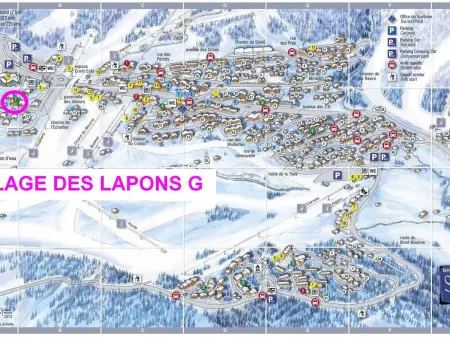 Appartement 4 pers aux Saisies, accès piscine et vue pistes : photo 14