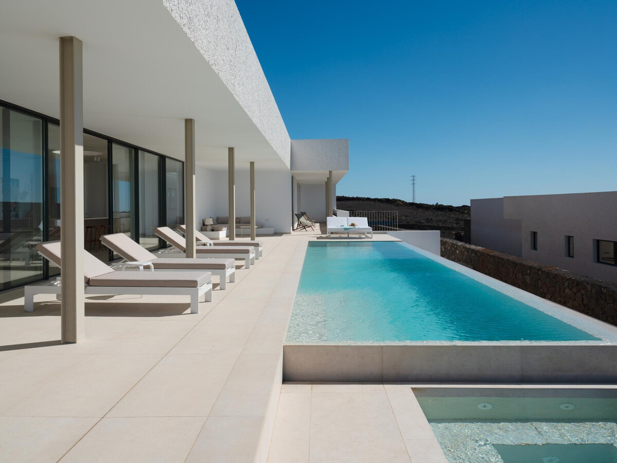 Villa 5 ch, piscine chauffée 12,5m et vue mer à Macher - Photo 6