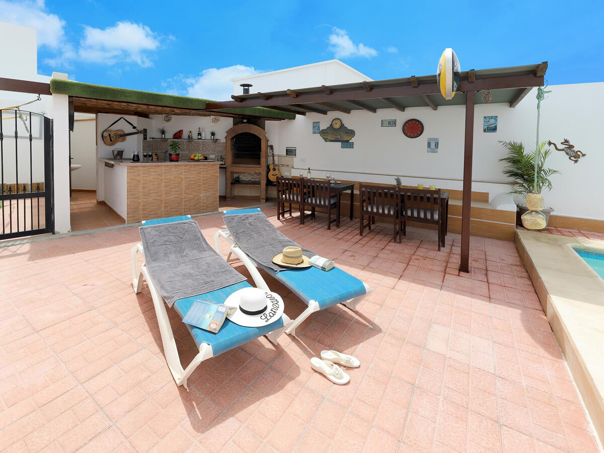 Bungalow Tías : piscine privée, terrasse BBQ, 4 pers. - Photo 5