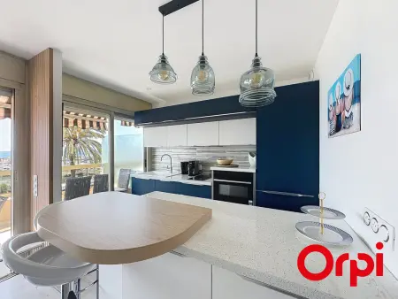 Studio 34 m² terrasse vue mer, climatisé à Menton : photo 4