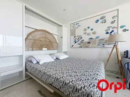 Studio 34 m² terrasse vue mer, climatisé à Menton : photo 7