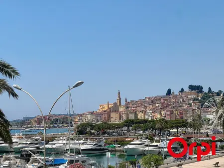 Studio 34 m² terrasse vue mer, climatisé à Menton : photo 12