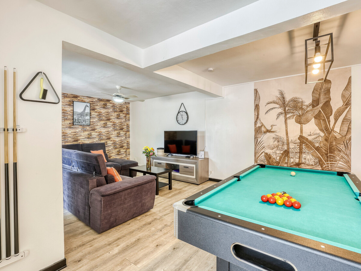 Maison 10 pers. avec salle de jeux et jacuzzi à La Possession - Photo 17