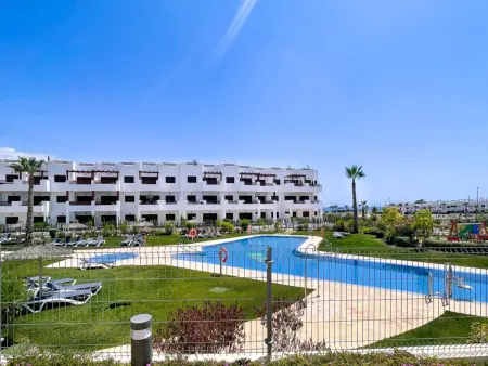 Appartement 2 chambres avec piscine commune, à 500 m de la plage à San Juan de los Terreros : photo 3