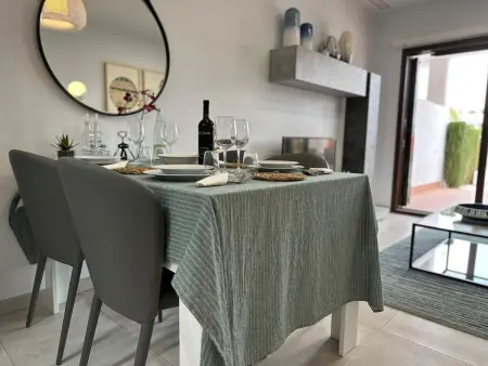 Appartement 2 chambres avec piscine commune, à 500 m de la plage à San Juan de los Terreros : photo 8