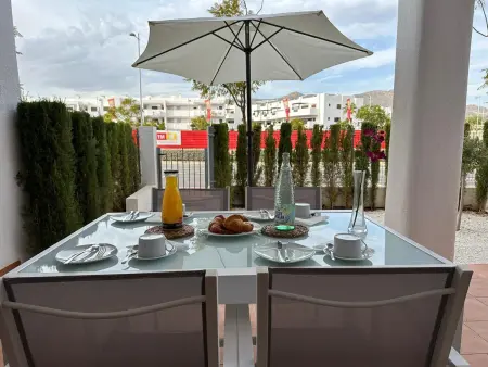 Appartement 2 chambres avec piscine commune, à 500 m de la plage à San Juan de los Terreros : photo 13