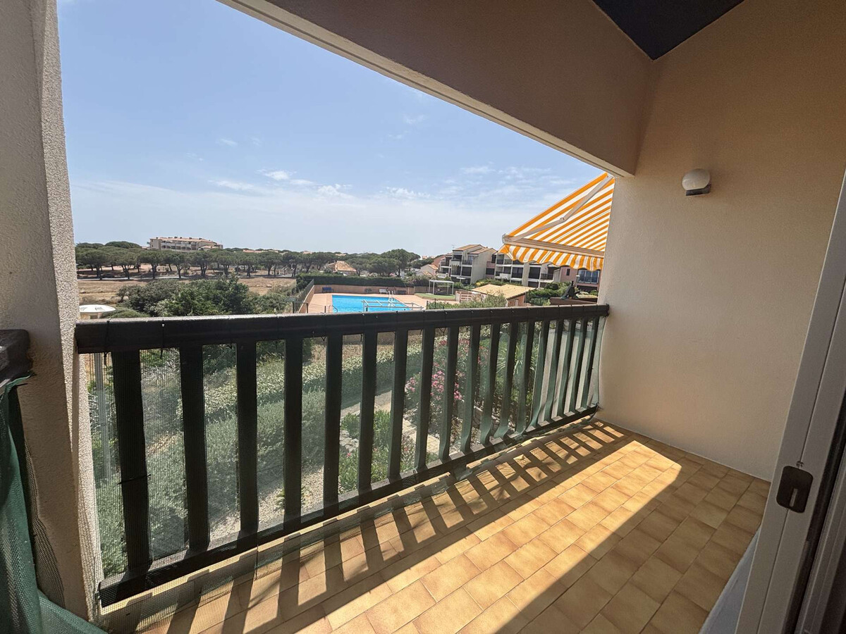 Appart T3 balcon vue mer, piscine et parking - Photo 2
