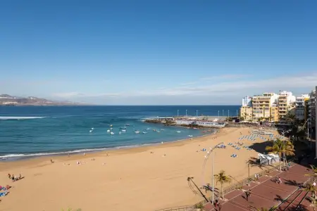 Maison Las Canteras : terrasse avec vue mer à Las Palmas : photo 18