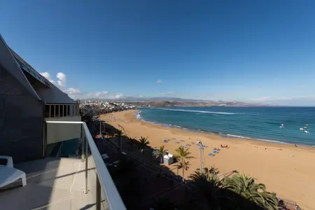 Maison Las Canteras : terrasse avec vue mer à Las Palmas : photo 19