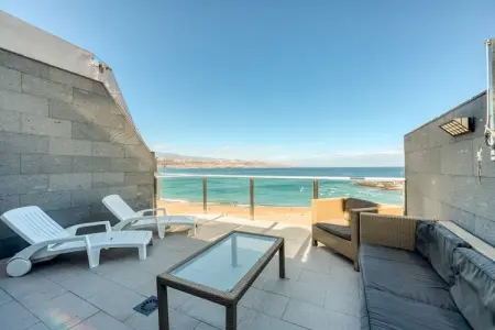 Maison Las Canteras : terrasse avec vue mer à Las Palmas : photo 21