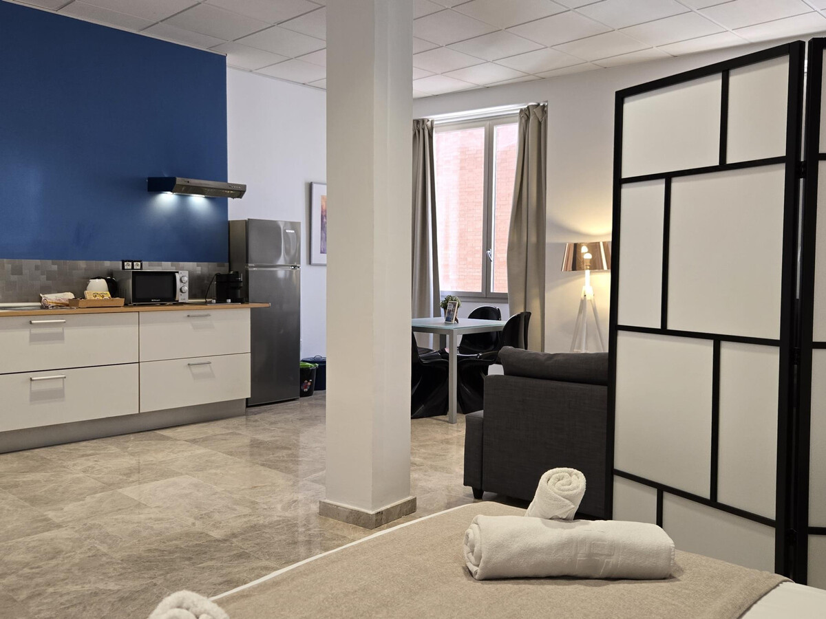 Suite Design 4 pers. au cœur de Málaga - Photo 5