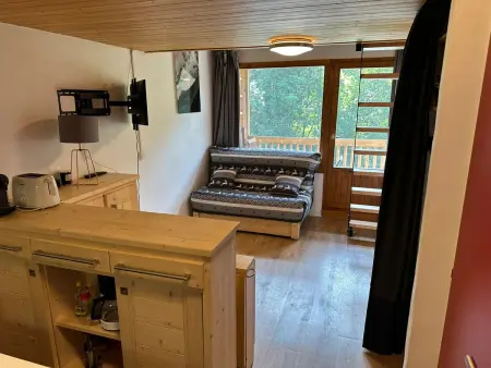 Location appartement à Demi Quartier, Studio mezzanine 4 pers à Demi-Quartier avec parking