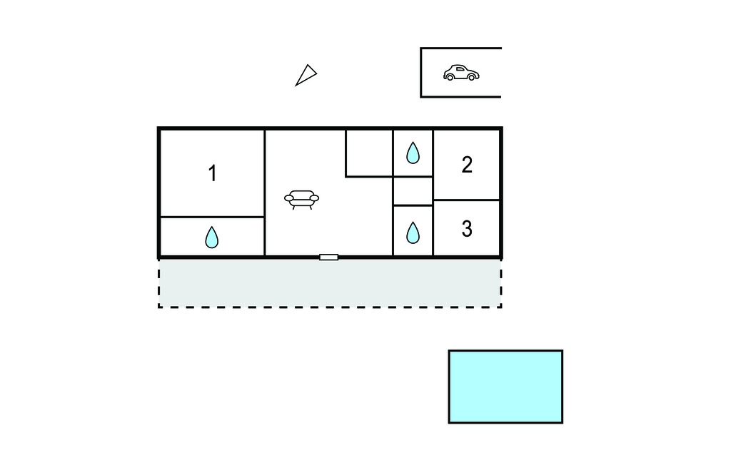Mobil Home 40 m² première rangée mer, piscine chauffée - Photo 29