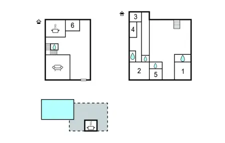 Maison de maître 12 personnes avec piscine à Connaux : photo 41