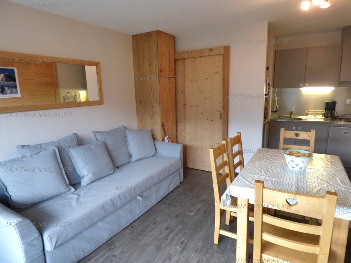 Studio 23m² balcon sud, vue Aravis - Grand-Bornand - Photo 1