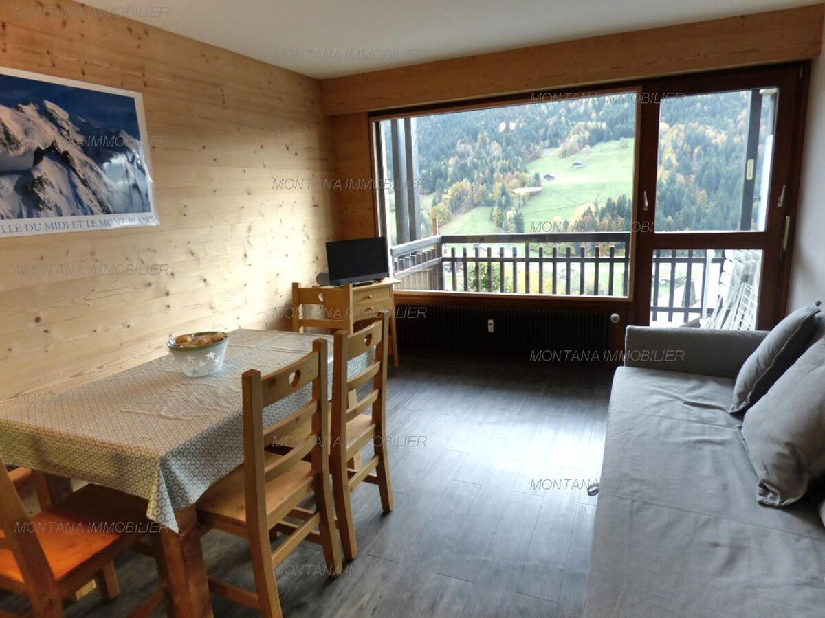 Studio 23m² balcon sud, vue Aravis - Grand-Bornand - Photo 7