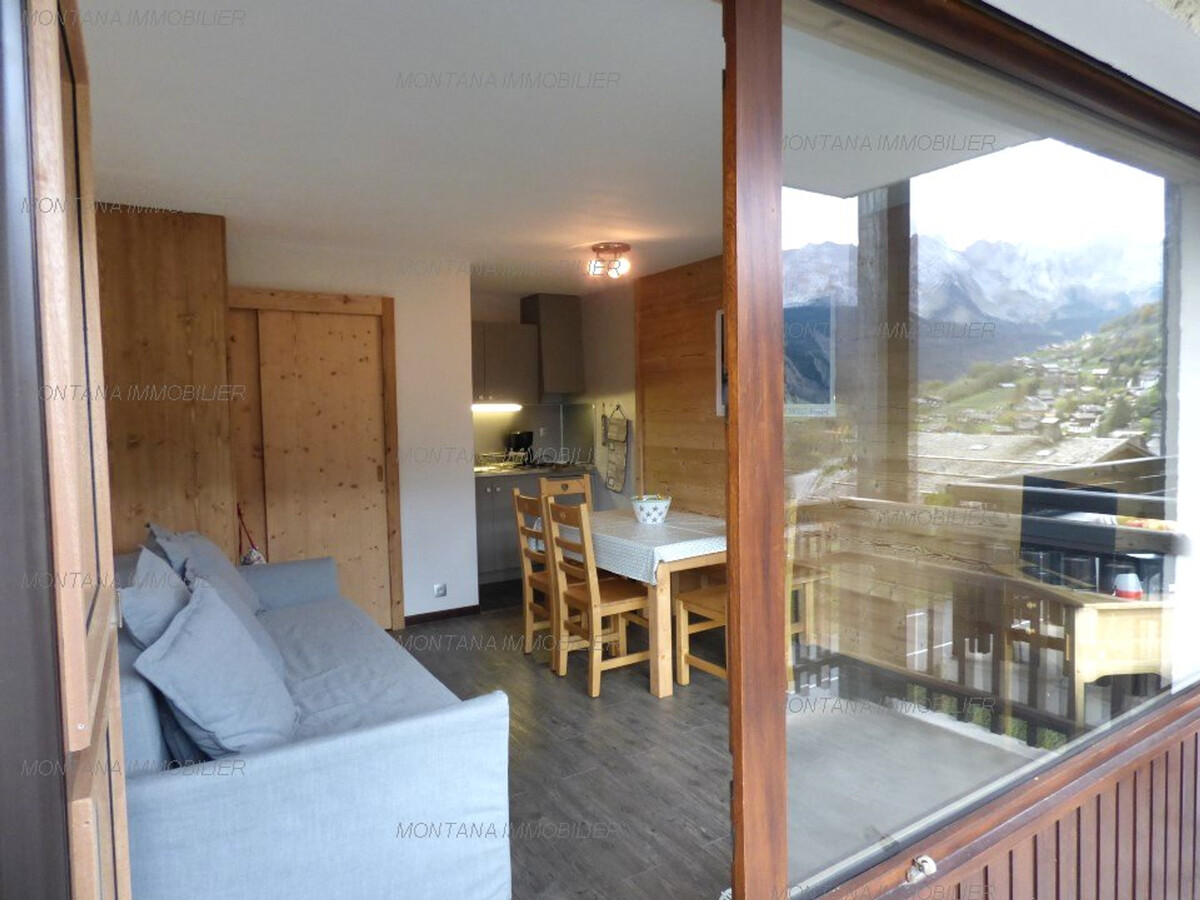 Studio 23m² balcon sud, vue Aravis - Grand-Bornand - Photo 8