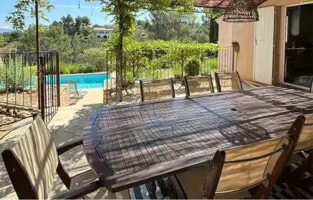Maison 10 pers. avec piscine chauffée à 200m du golf : photo 17