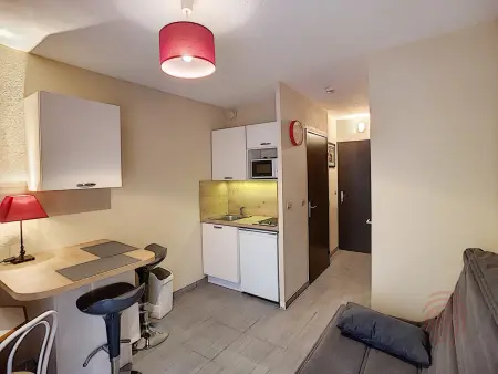 Studio rénové 17 m² avec balcon, WiFi et animaux acceptés : photo 3