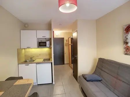 Studio rénové 17 m² avec balcon, WiFi et animaux acceptés : photo 5