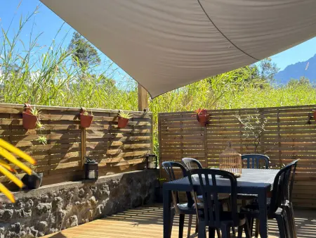 Villa Rosat à Saint-Joseph : 6 pers, accès PMR, terrasse vue : photo 3
